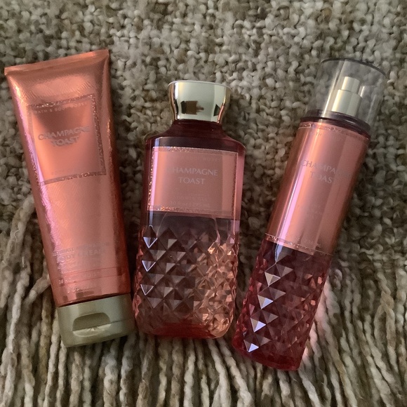 Bath and Body Works Champagne Toast Trio NWT - Picture 1 of 5